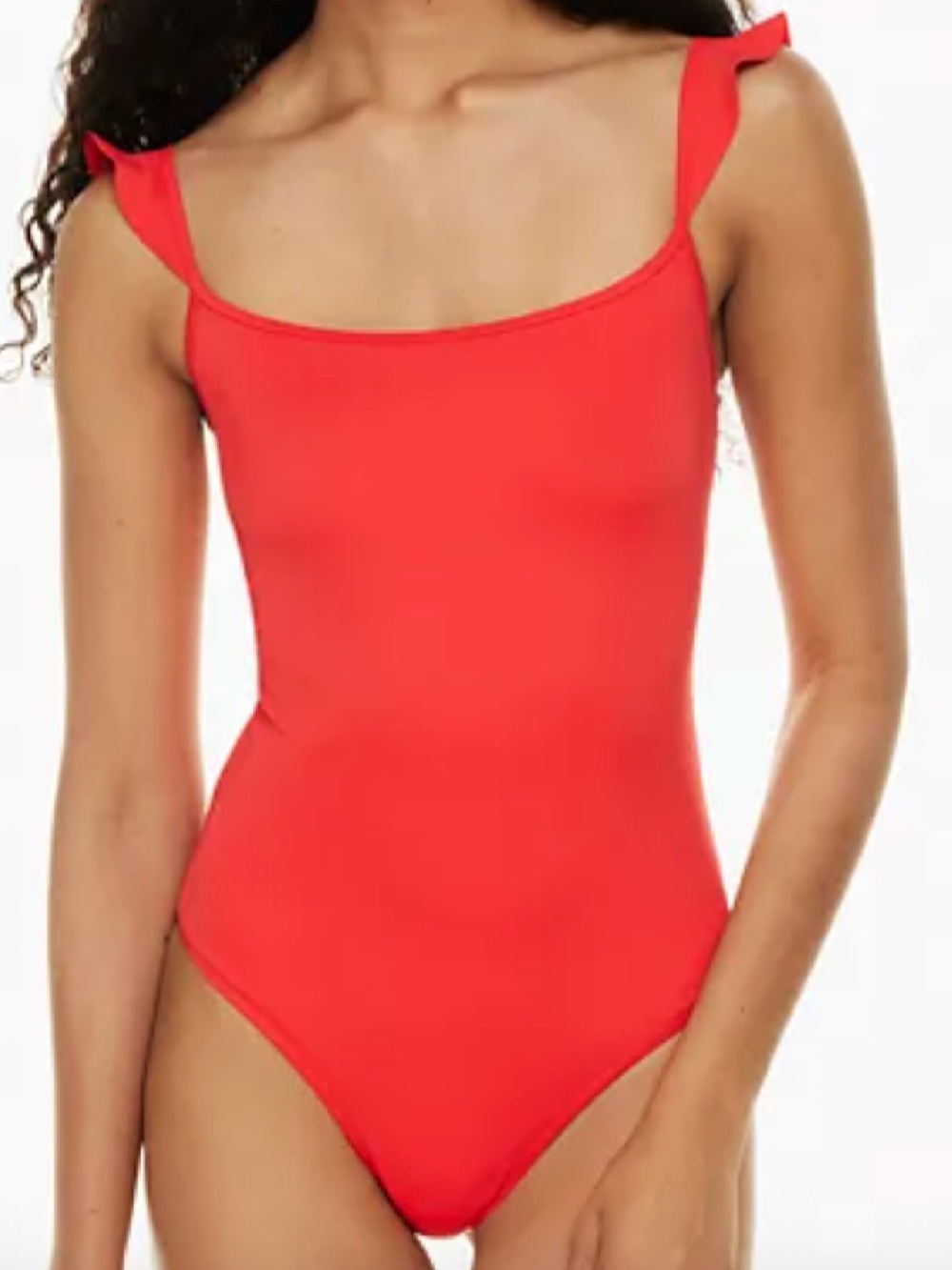 Wilfred Red Scoop Neck bodysuit xs NWT